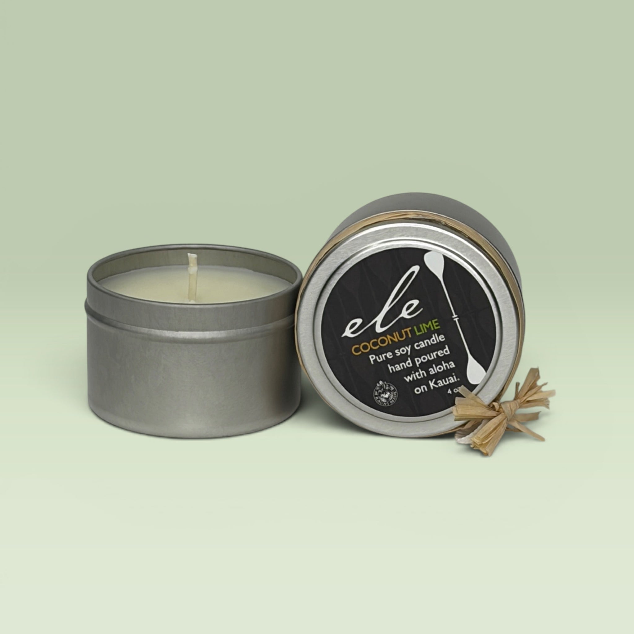 Coconut Lime · 4 oz Tin Candle